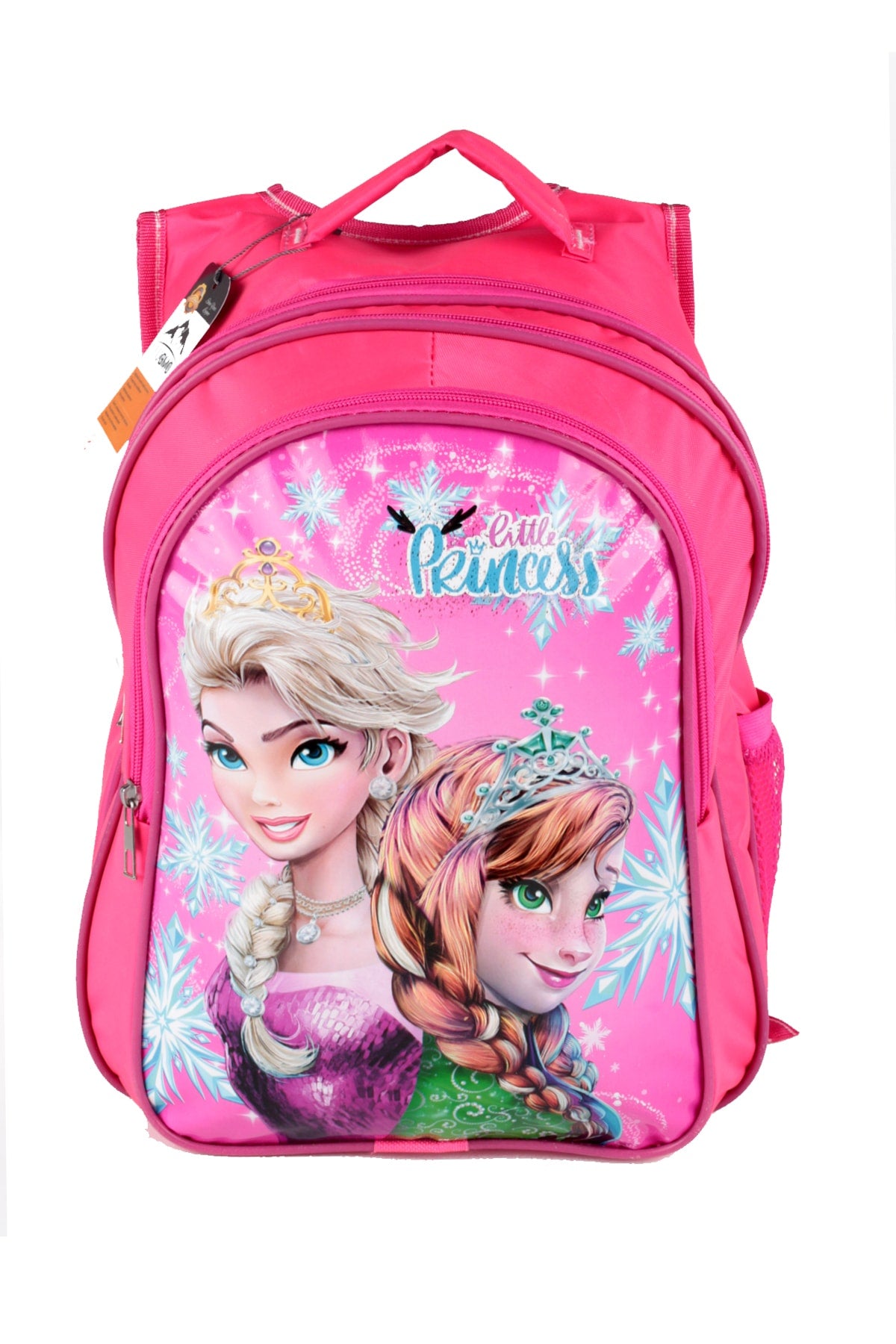 Middle School Primary School Bag and Lunch Box 3 Pockets Pad Elsa Pink