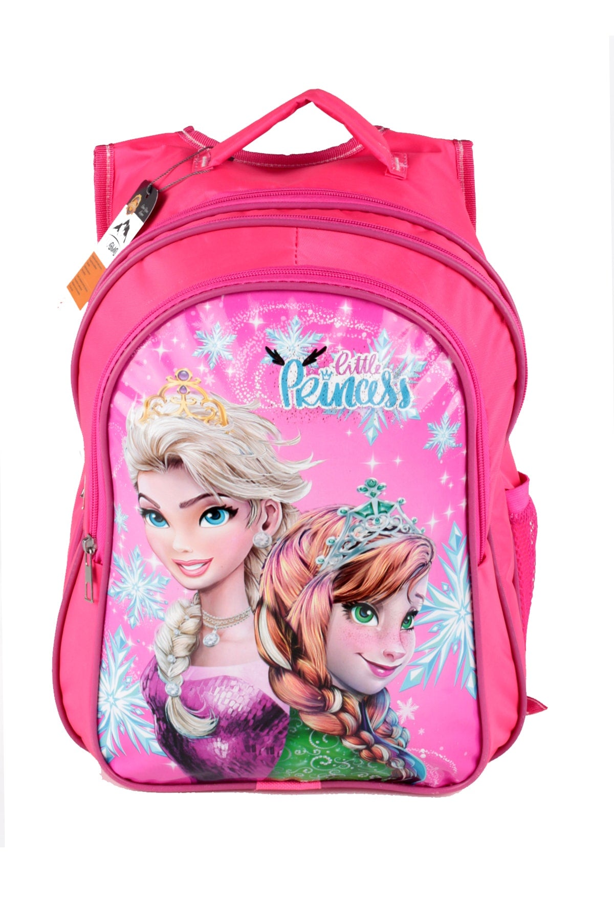 Middle School Primary School Bag And Lunch Box 3 Pockets Pad Elsa Pink