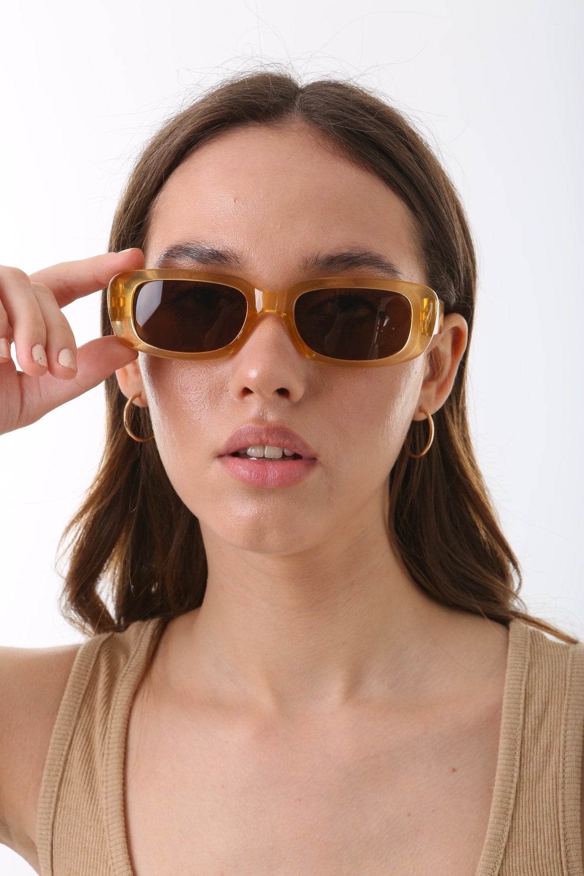 New Season Unisex Rectangle Sunglasses