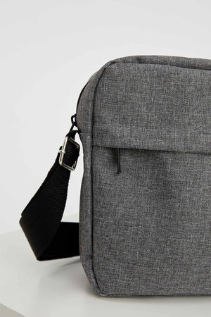 Men'S Gray Cross Shoulder Bag S5667Az21Au