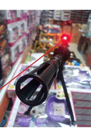 Laser Bullet-Firing Rifle 82Cm Stock Gun With Magazine