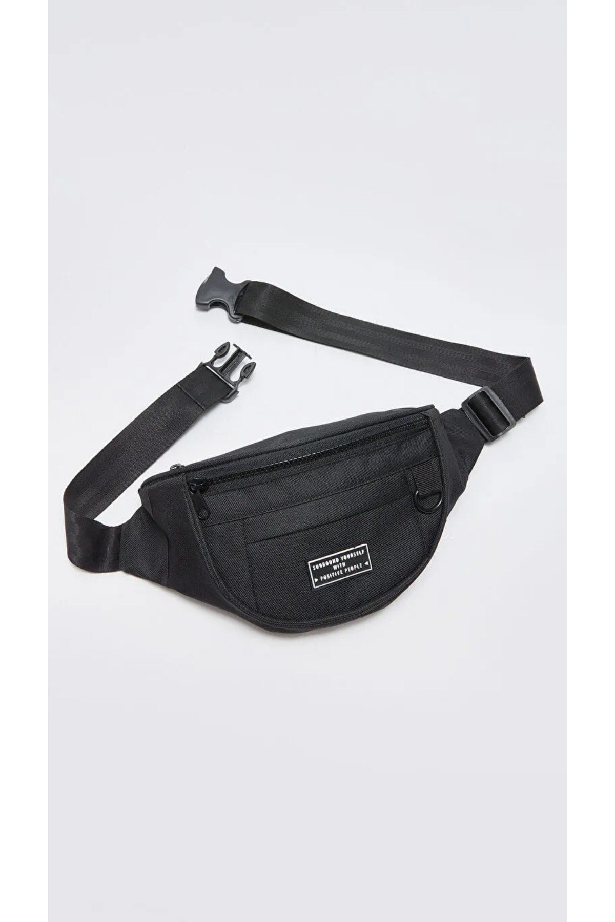 Tag Detailed Men's Waist Bag