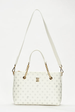 White Monogram Women'S Shoulder Bag 05Po22Y1561