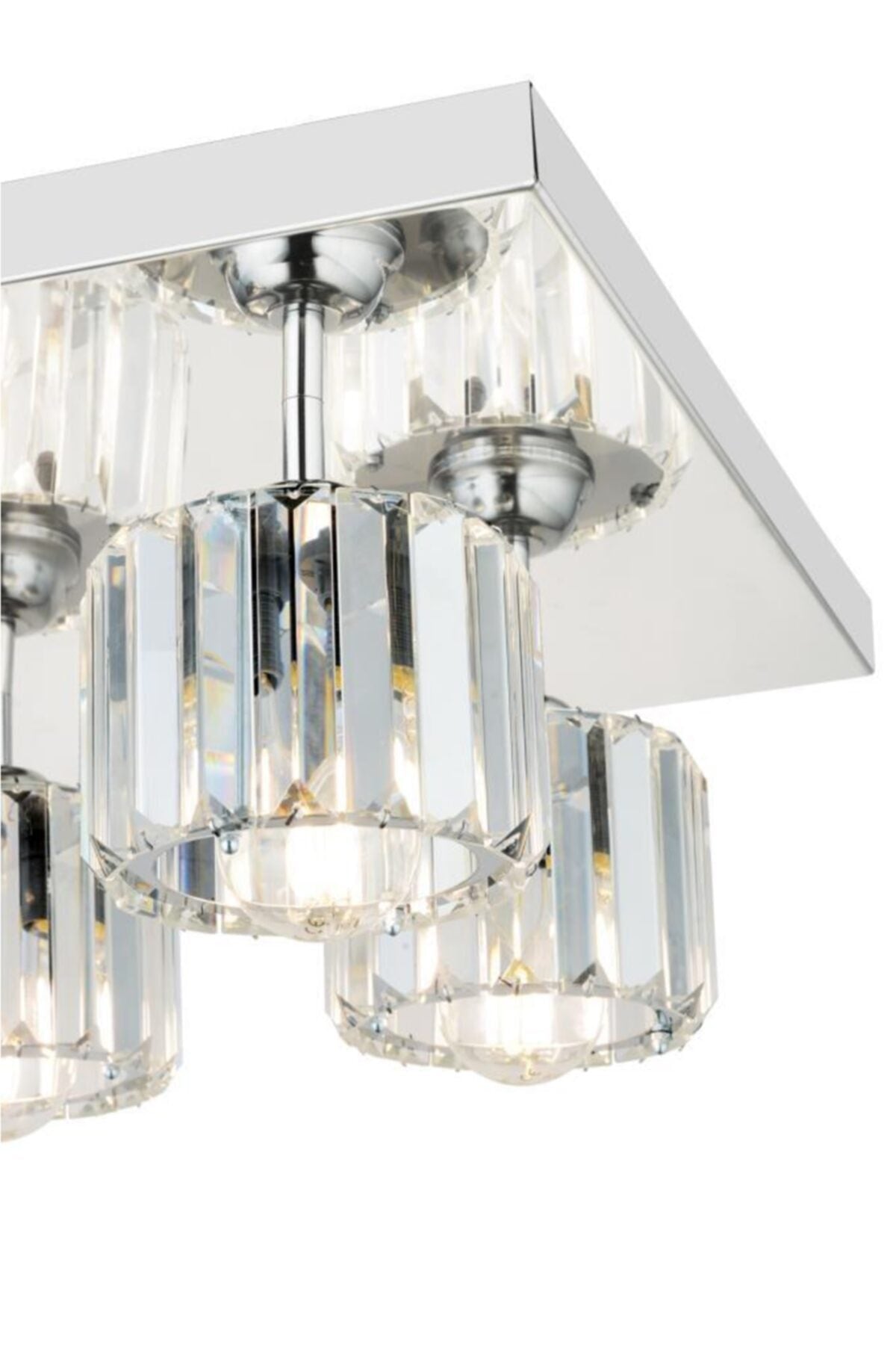 Lara 4-Piece Chrome Y-10 Chandelier