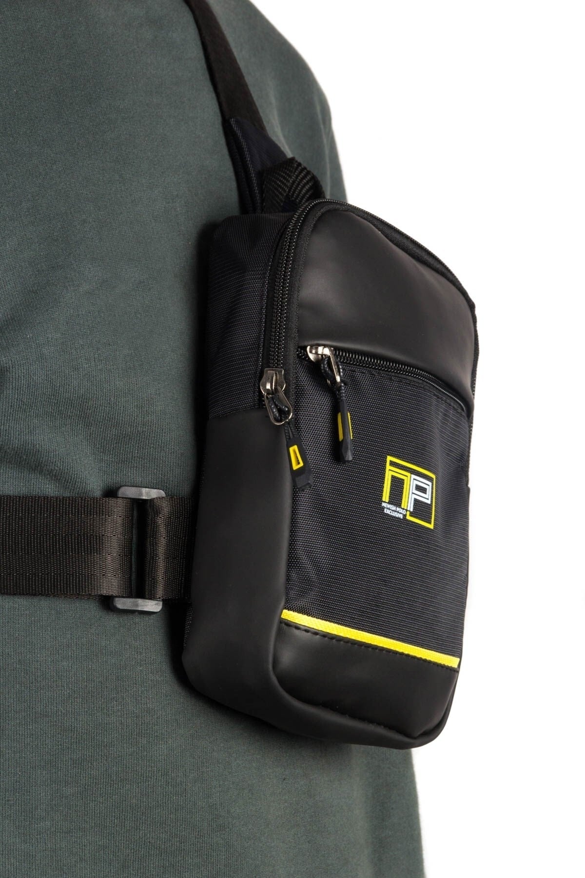 Unisex Impertex Chest Bag With Phone Compartment And Cross Shoulder Bag Suitable For Daily Use