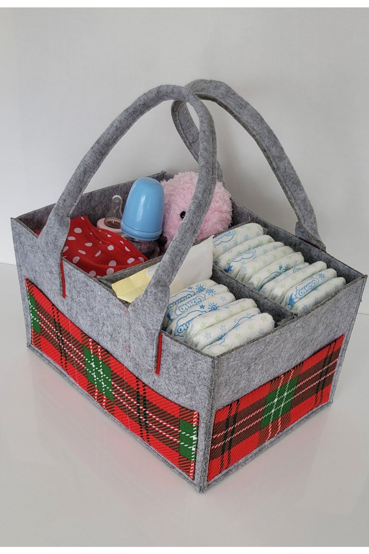 Handmade Multi-Purpose Felt Mother Baby Care And Organizer Bag Functional Organizer