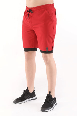 Men'S Running Quick Dry Micropoly Training Turf Fitness Short Tights Outdoor Shorts