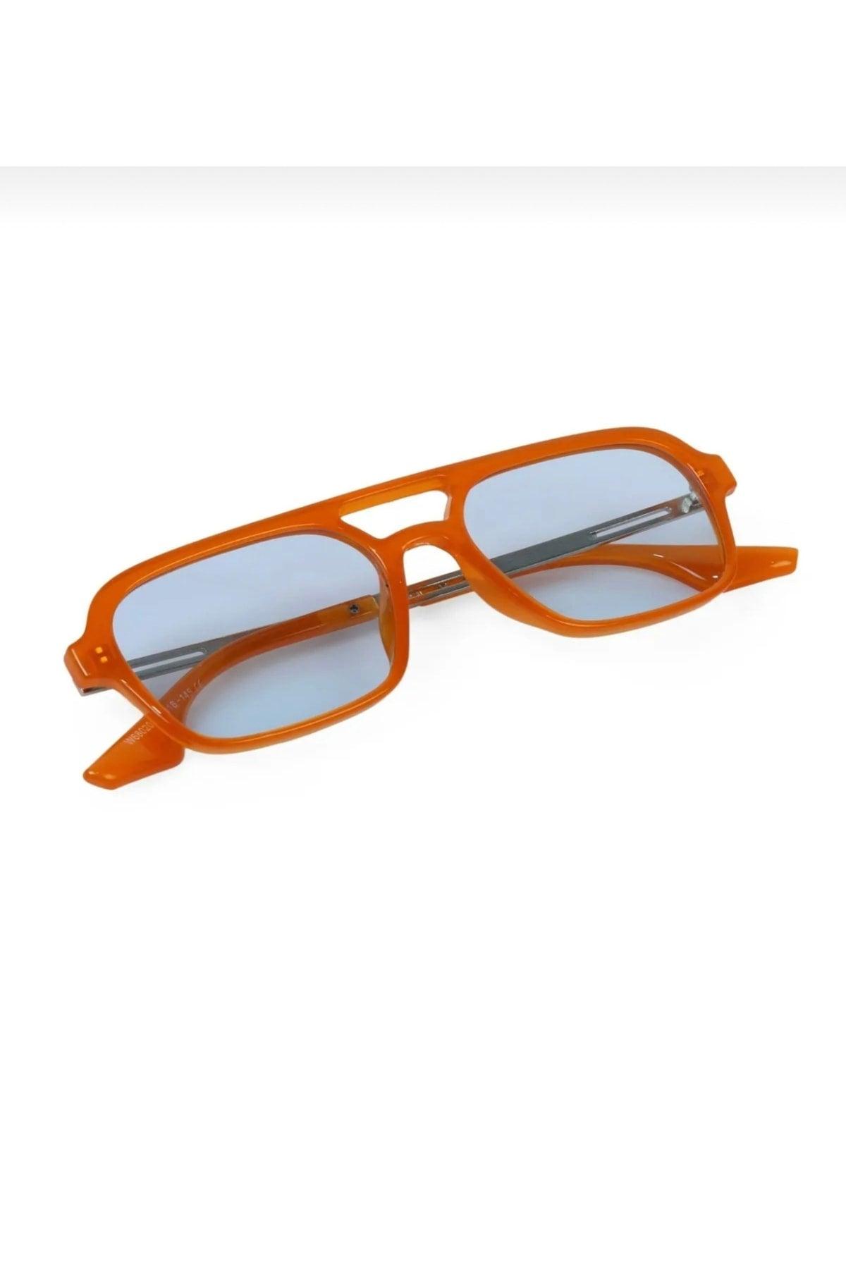 Ice Cube Sunglasses Orange - Swordslife