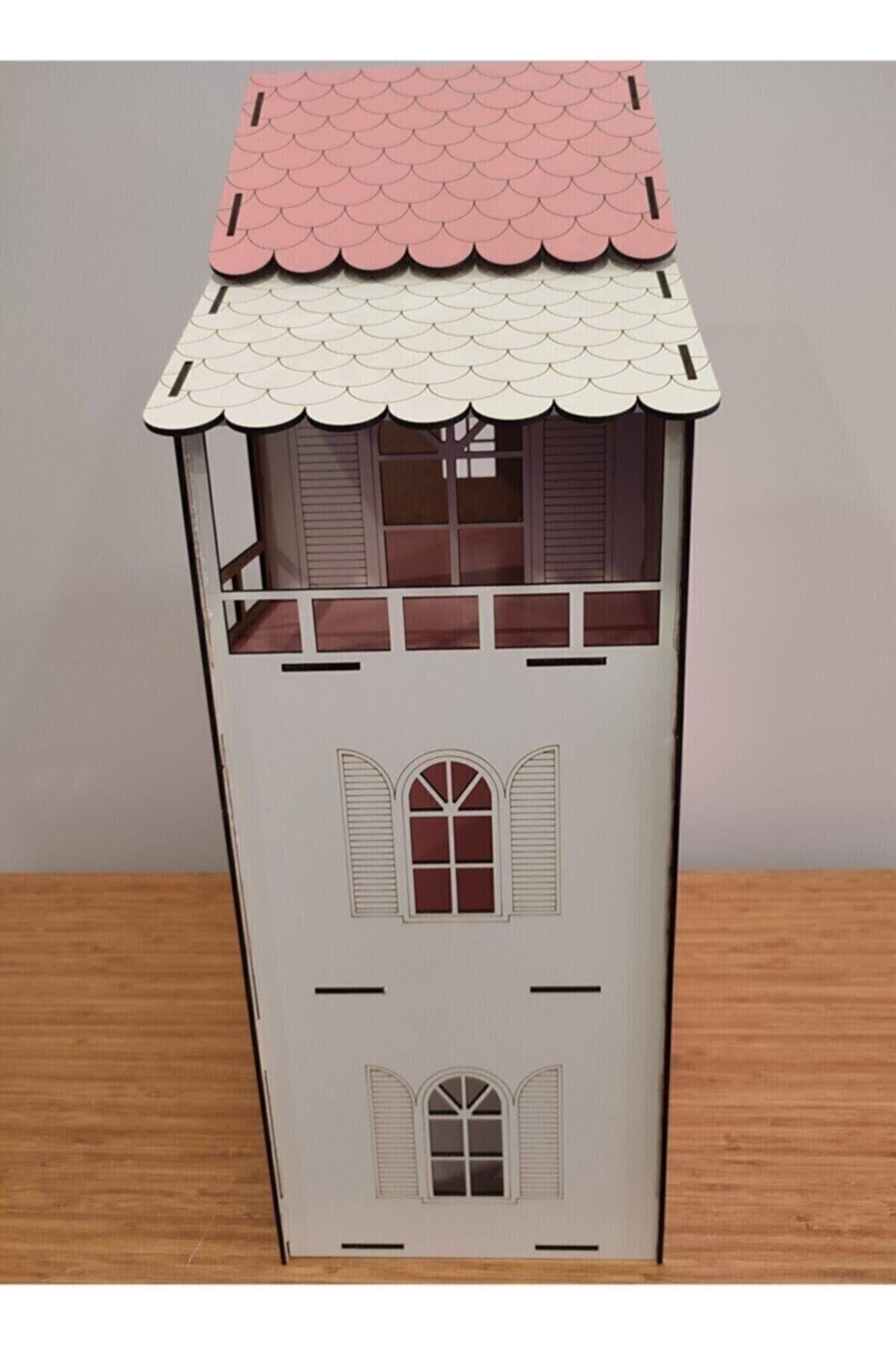 Led Lighted Wooden Playhouse Large Size (76cm X 57cm X 25cm)