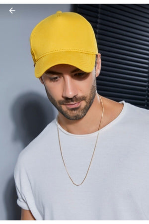 Adjustable Men'S-Women'S Plain Sports Hat With Velcro Back