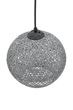 Balle Smoked Pendant Lamp Ball Chandelier Black Cable