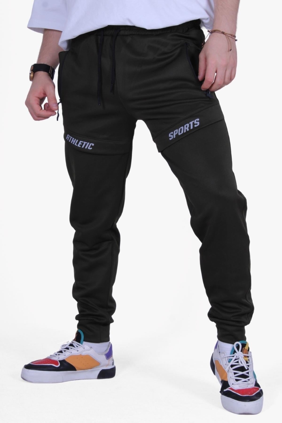 Slim Fit Printed Scuba Men'S Sweatpants
