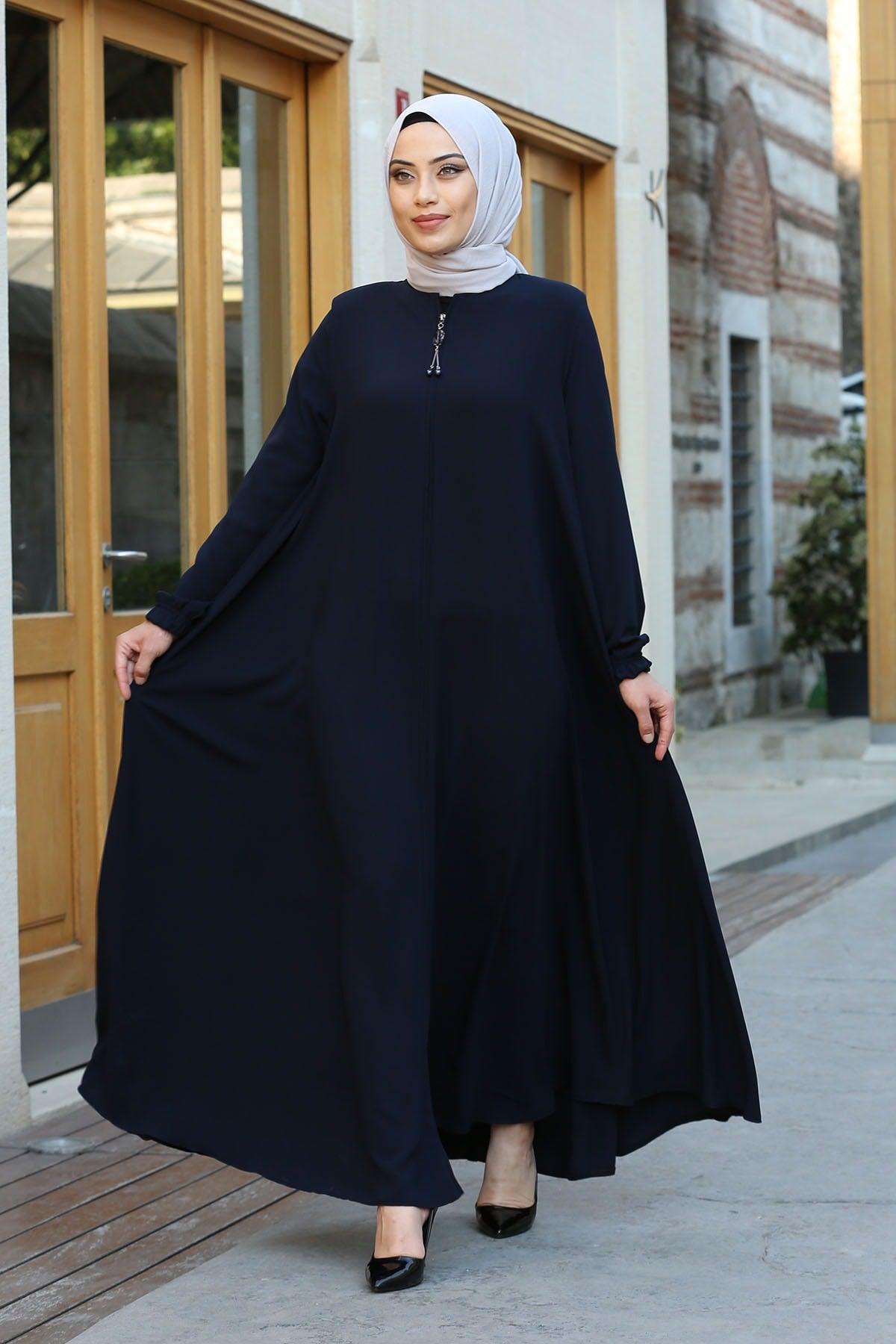 Mevlana Abaya Navy Blue - Swordslife