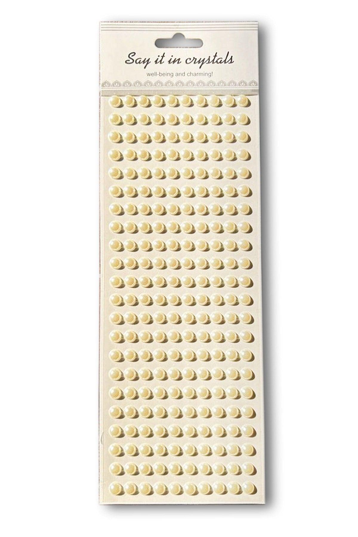 Hair Pearl (hair Stone) - 8mm Self Adhesive Hair Pearl (220 Pieces) - Swordslife
