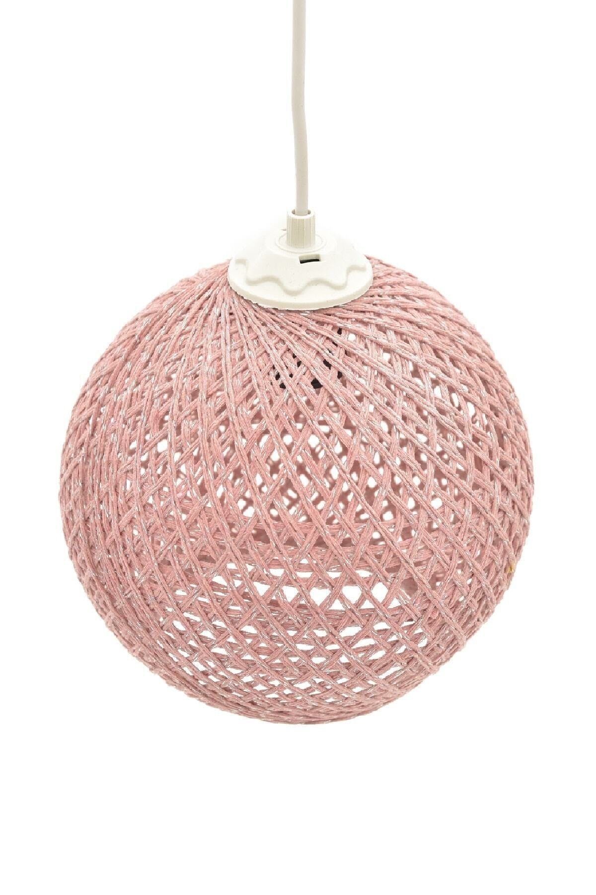 Balle Powder Pendant Lamp Ball Chandelier White Cable