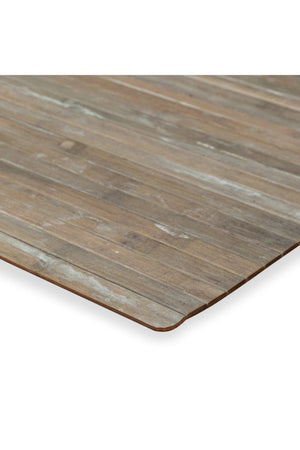 Bamboo Non-Slip Floor Mat Bathroom Door And Multi-Purpose 50x80 Cm Gray Effect - Swordslife