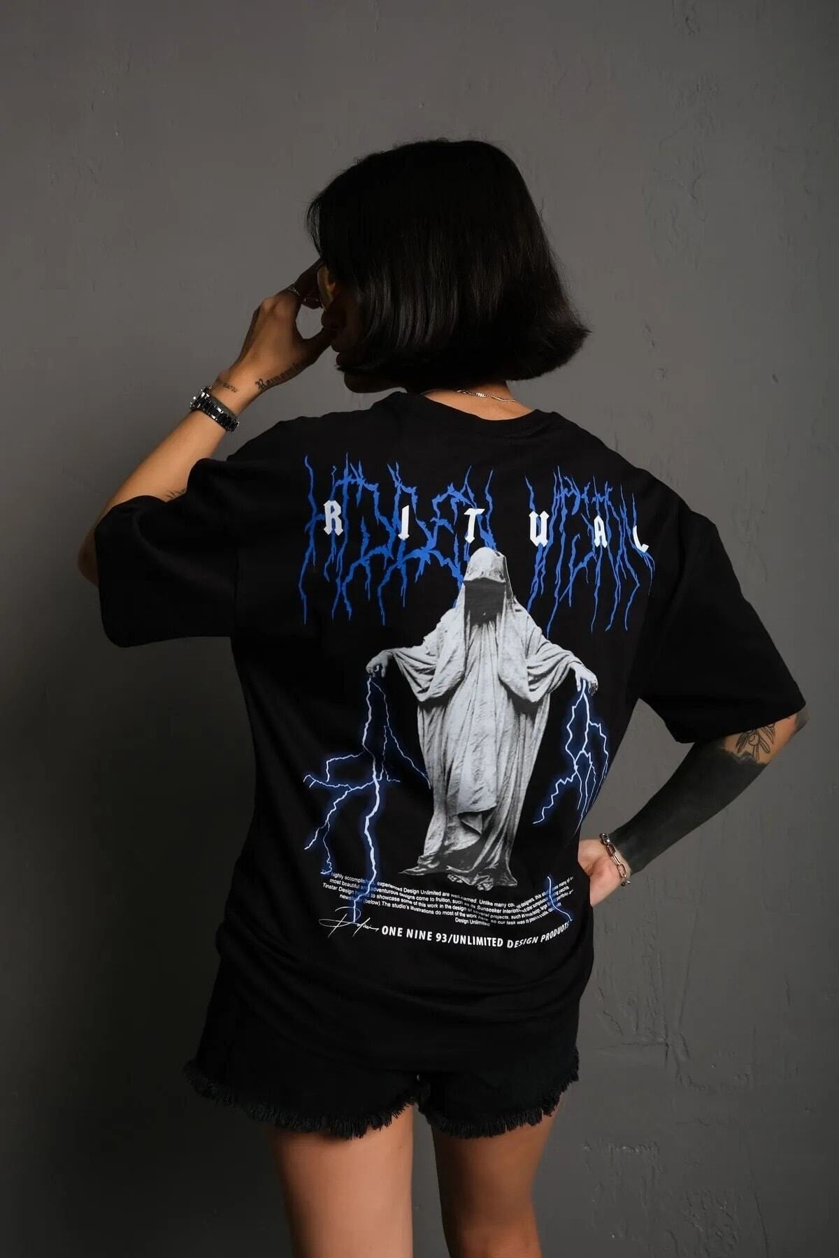 Ritual Printed Oversize Cotton Tshirt