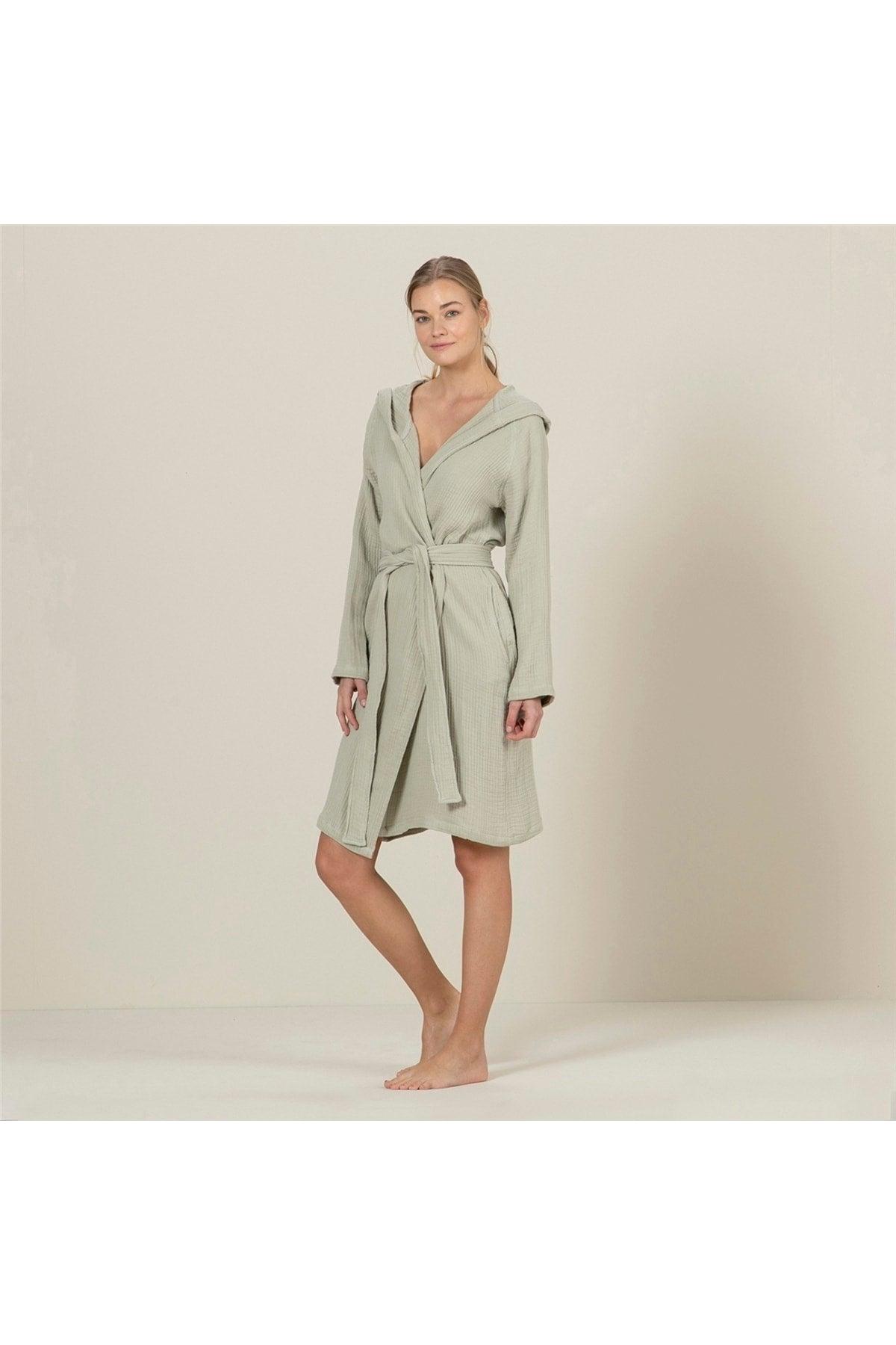 Armin Unisex Bathrobe Sage - Swordslife