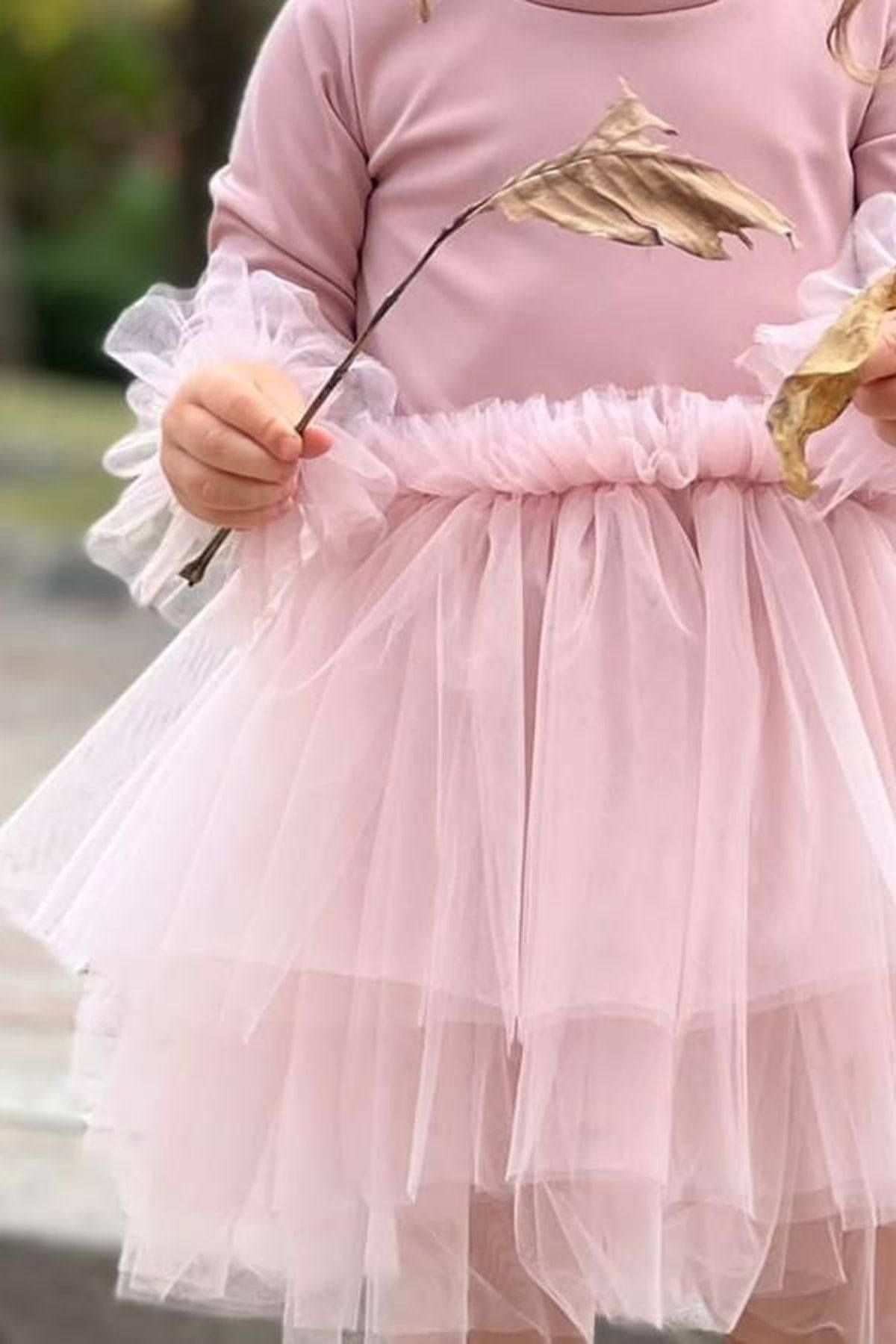 Pink Girl Kids Satin Evening Dress Girl Child Birthday Party Celebration Dress