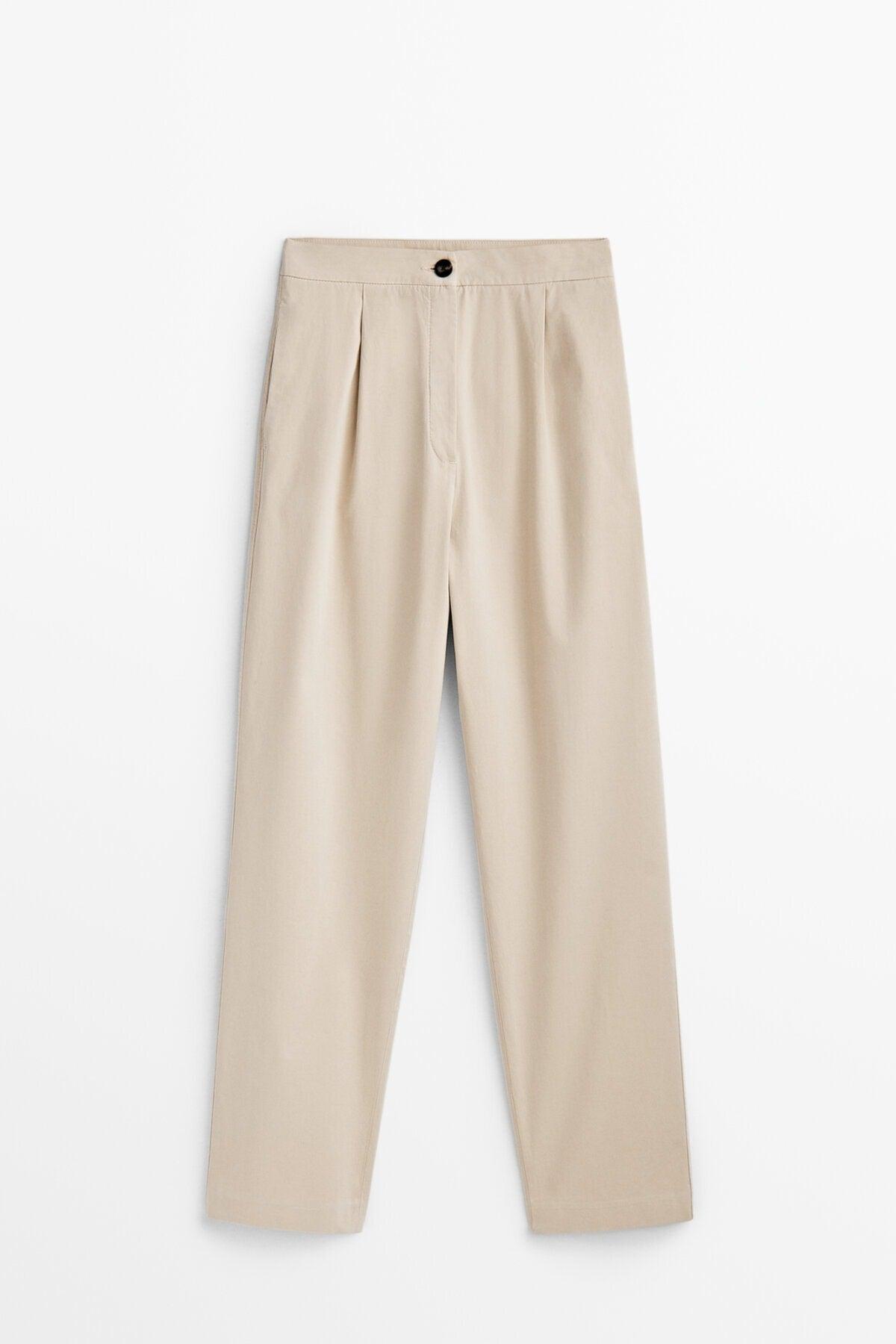 Cotton Blend Chino Pants - Swordslife