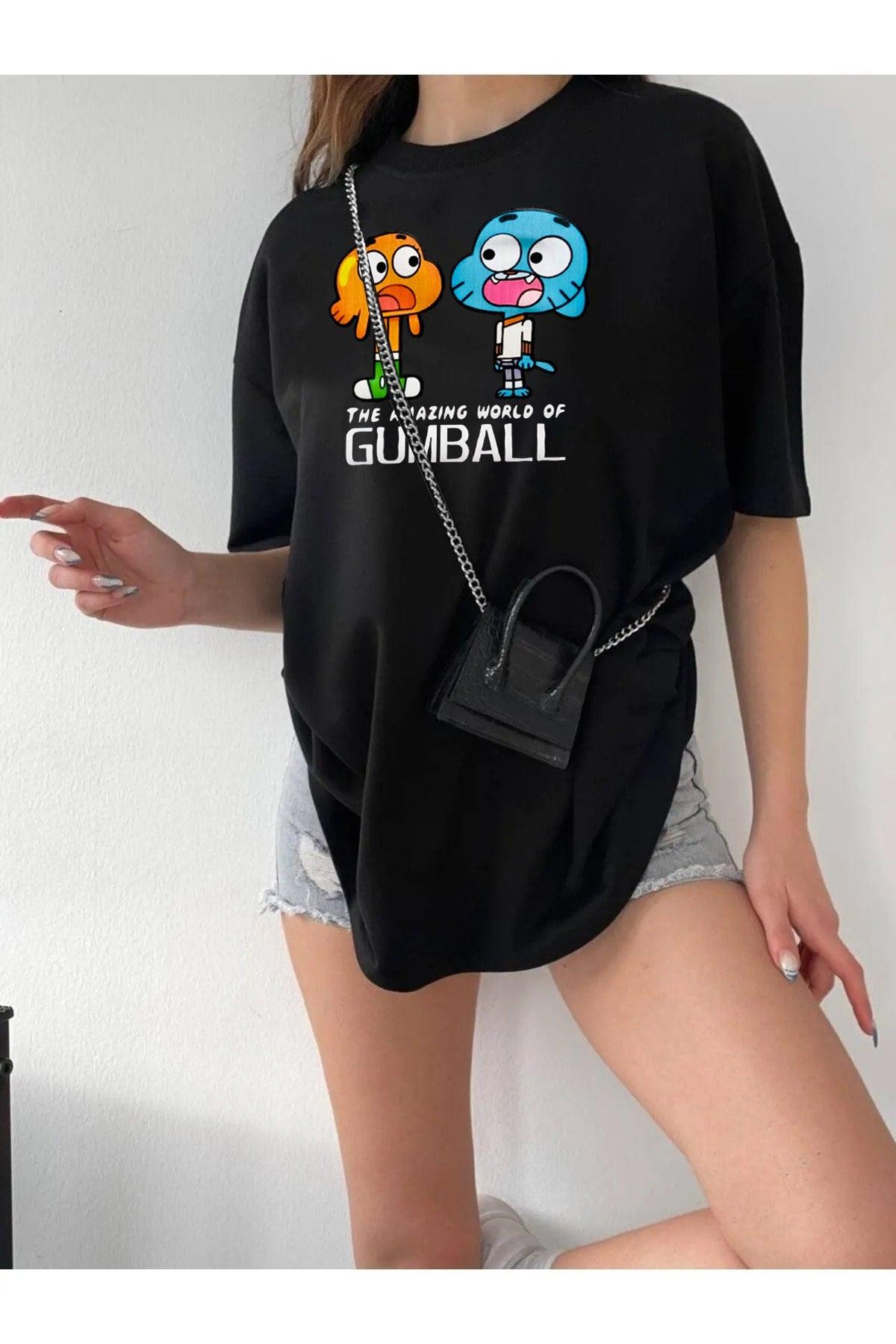 Unisex Oversize Gumball Printed T-shirt - Swordslife