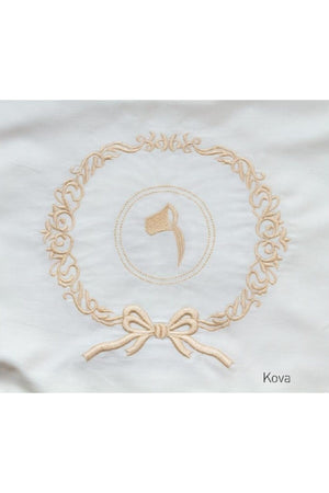 Zodiac Embroidered Cotton Satin Baby Duvet Cover Set - Bucket