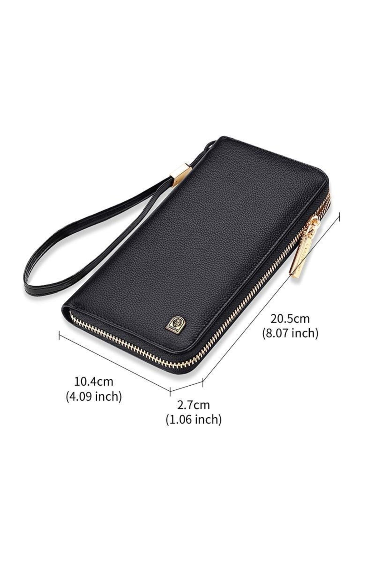 Montero Special Edition Gold Made In Italy Genuine Leather Long Men'S Wallet-Card Holder