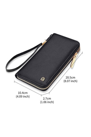 Montero Special Edition Gold Made In Italy Genuine Leather Long Men'S Wallet-Card Holder