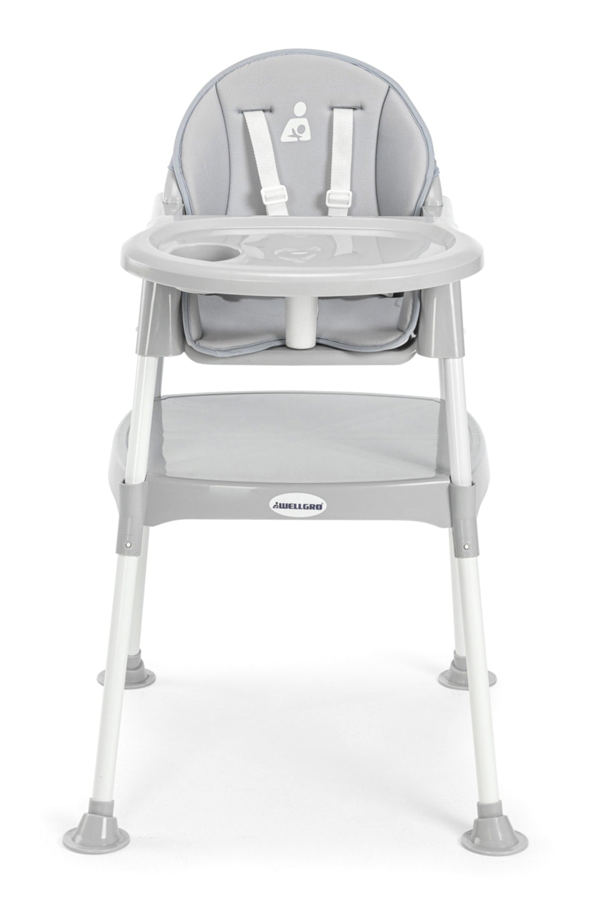 Pretty 3In1 Desk Highchair Gray
