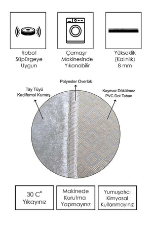 Classic Patterned Non-Slip Base Washable Set of 2 Bathroom Carpet Doormat Closet Set Kt-kzhk-83 - Swordslife