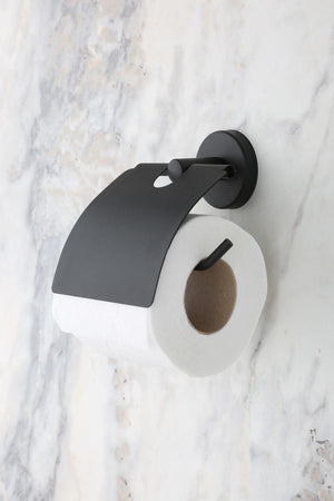 Black 5 Pcs Bathroom Accessory Set - Swordslife