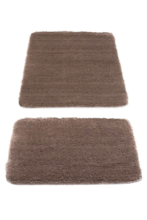 Segura Plush Mink Brown Non-Slip Floor Bath Mat - Swordslife