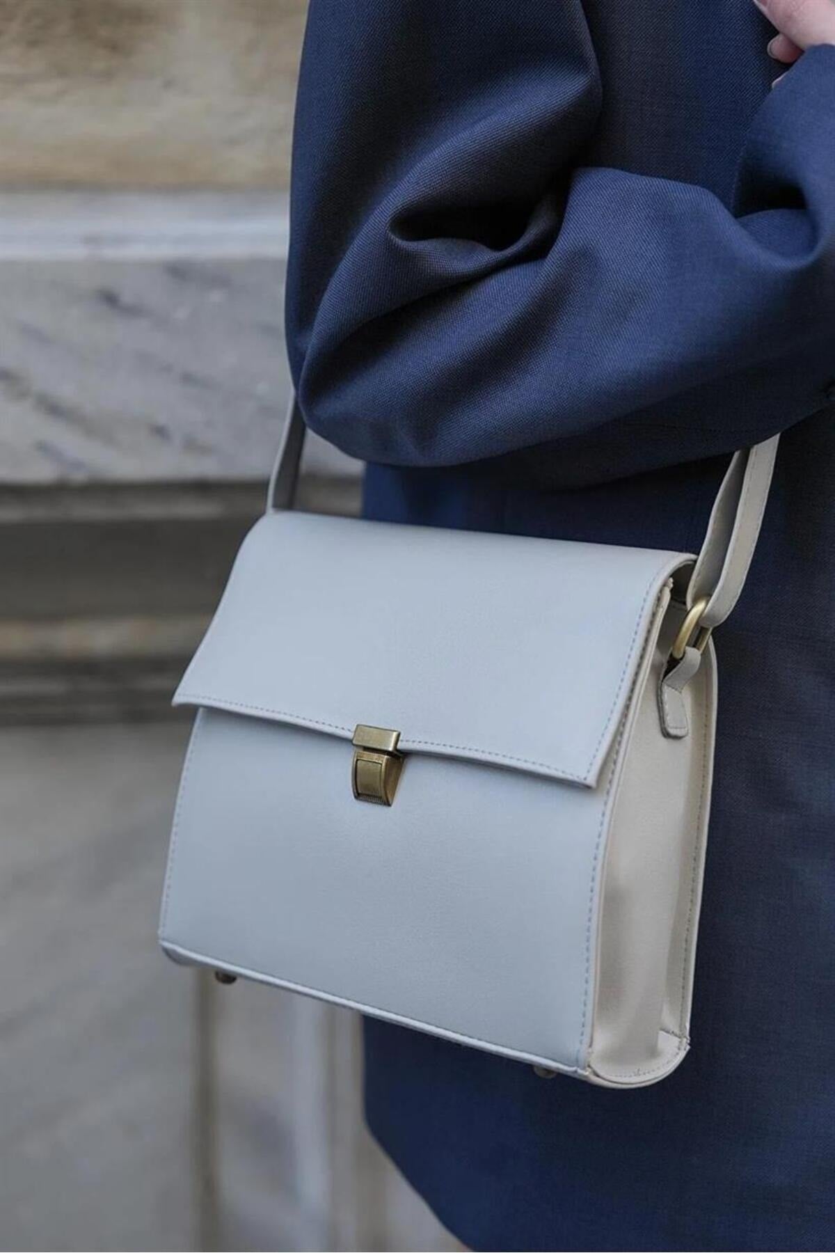 Gray Women'S Designer Vintage Bag