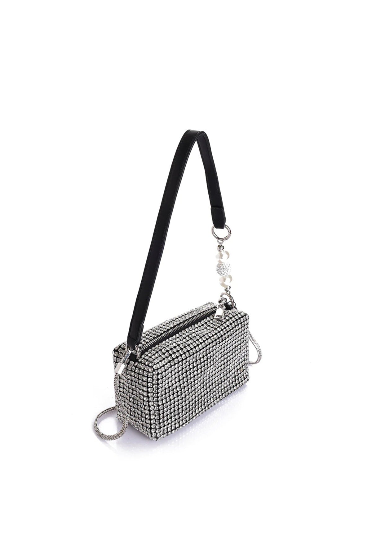 Latvian Women's Stone Mini Bag - Silver