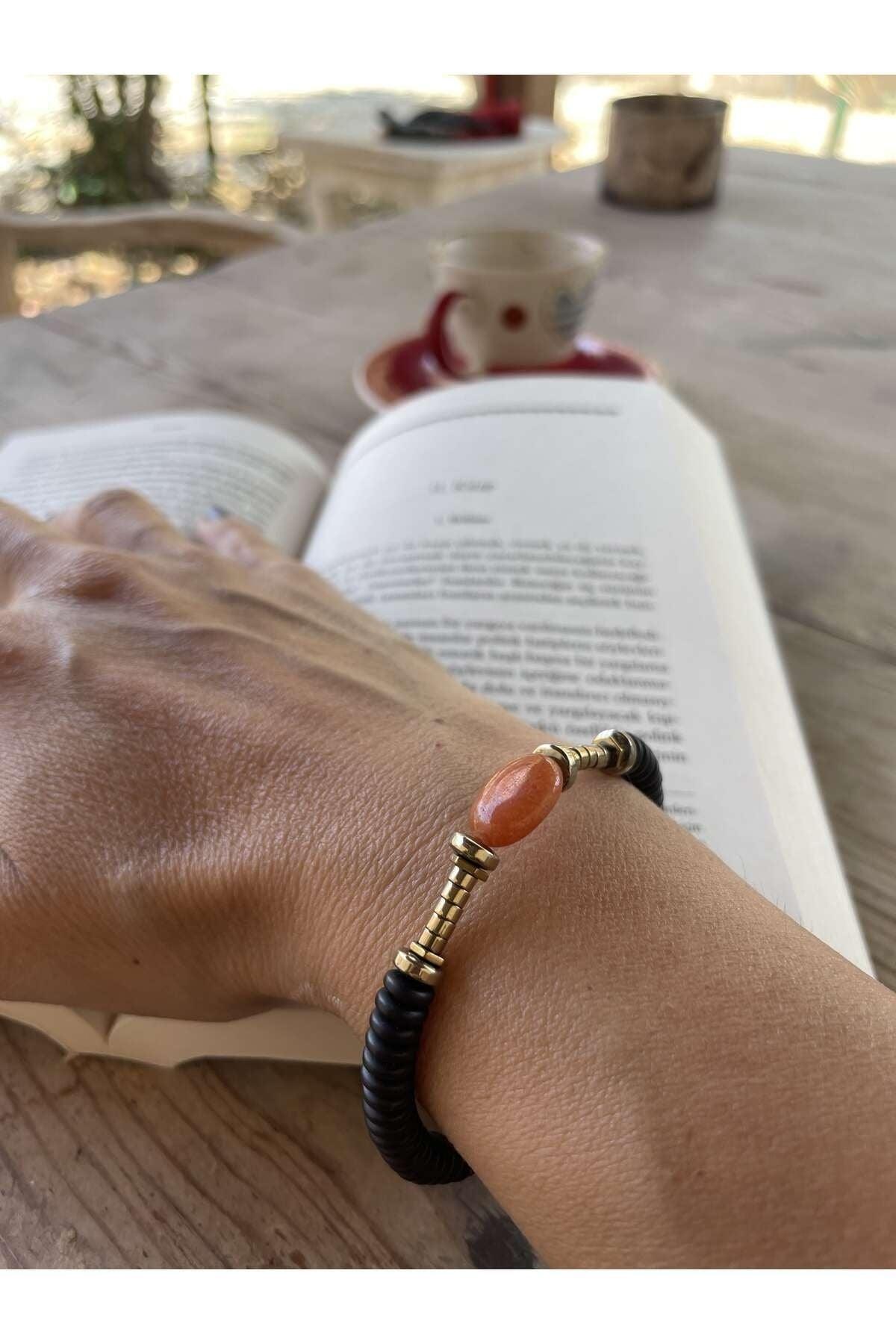 Carnelian&Hematite&Lava Stone Unisex Bracelet - Swordslife