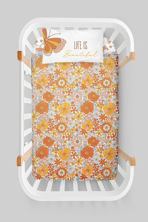 Mother'S Side Crib Duvet Cover Set (60X100) - Vibe Series - Hippie Day