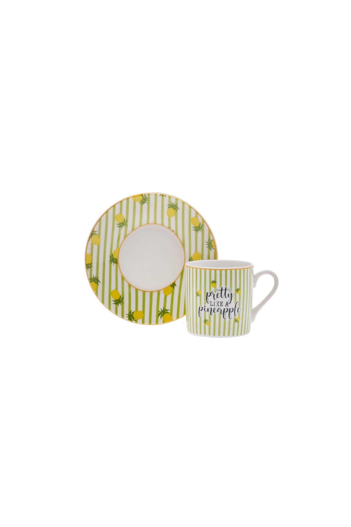 Fruitee Coffee Cup Set For 6 Persons 90 Ml