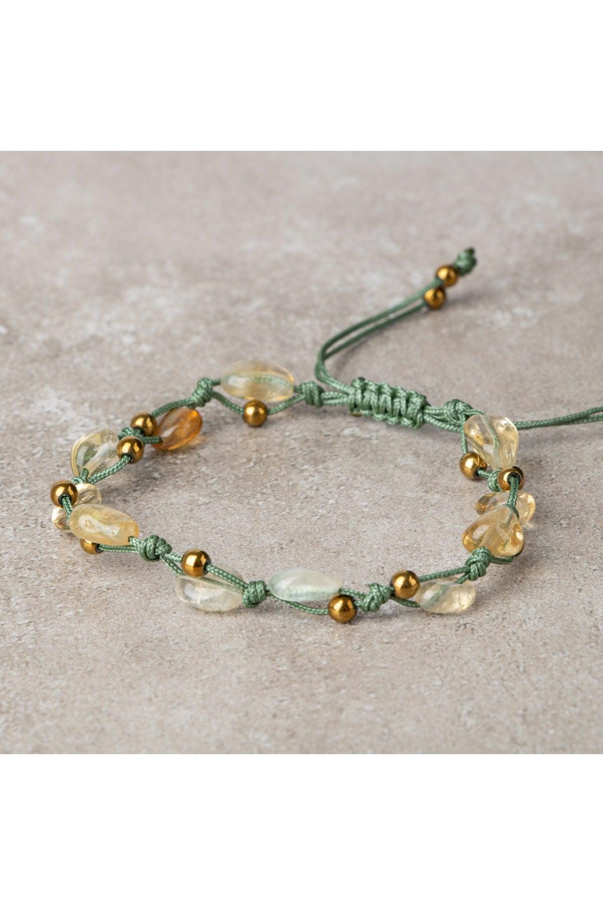 Abundance Bracelet Citrine Natural Cut Natural Stone - Swordslife