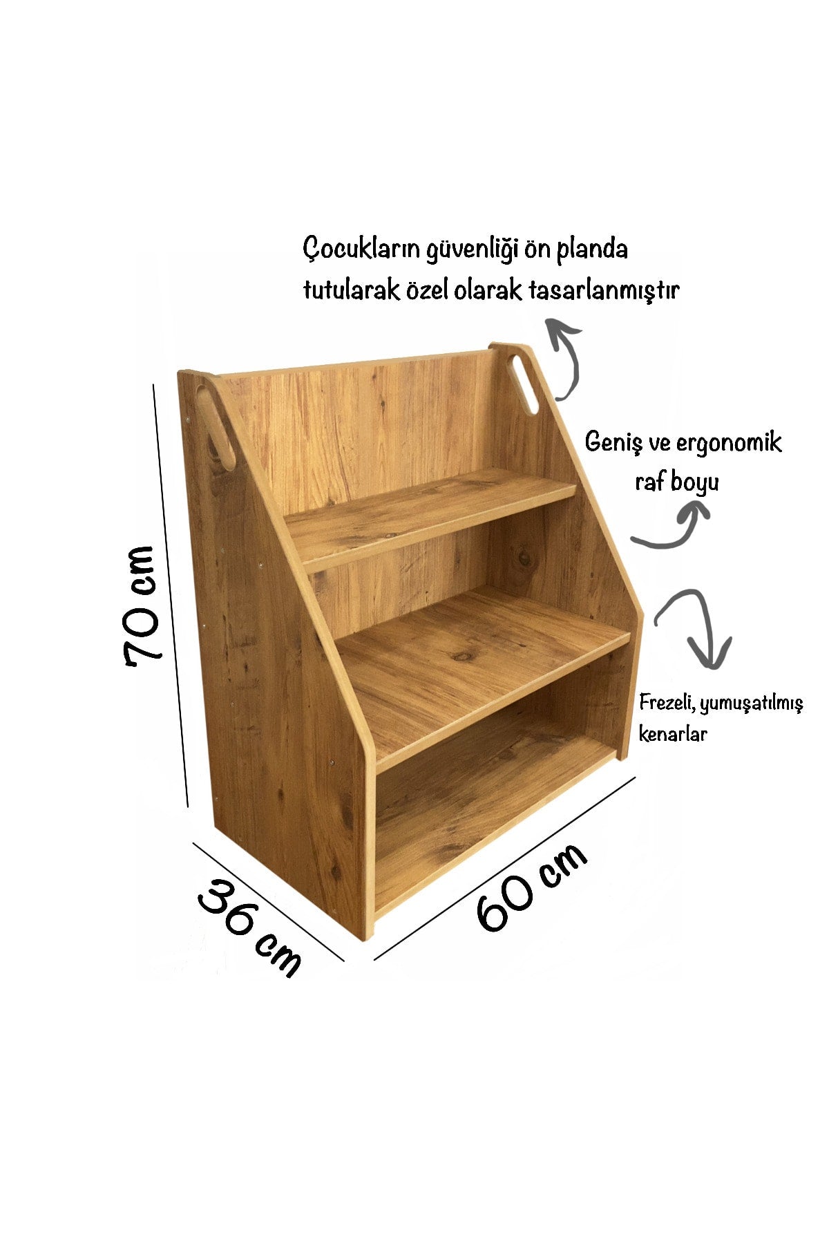 Children'S Bookcase And Shelf / Montessori Shelf And Bookshelf