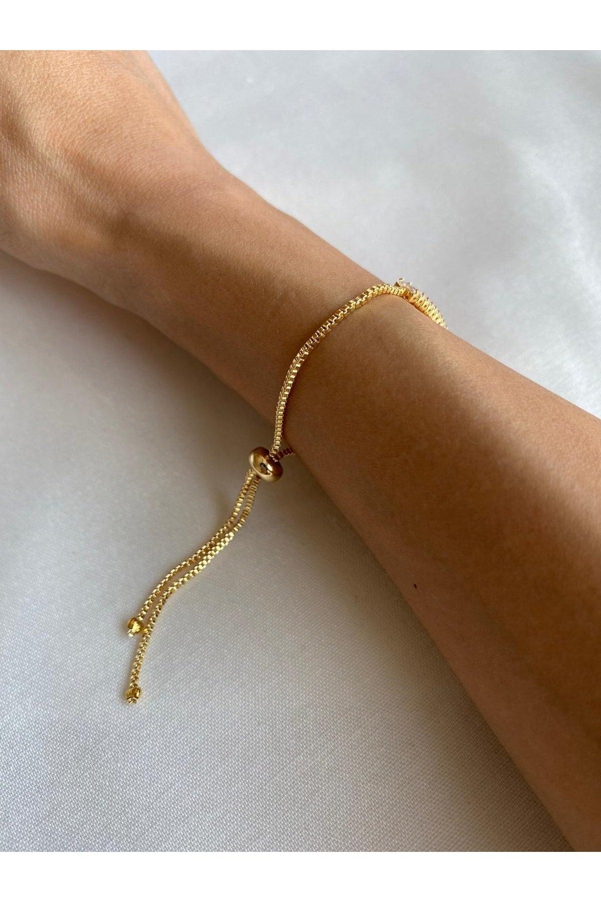 Baguette Lift Adjustable Zircon Bracelet - Swordslife