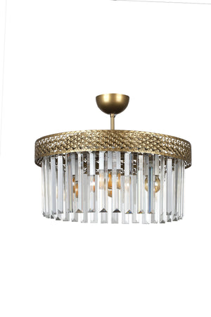 Sitrus 4Th Antique Lux Crystal Stone Chandelier