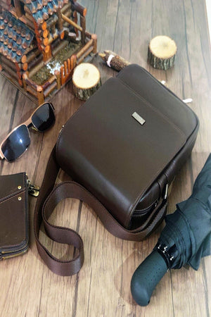 2022 Trend Men'S Genuine Leather Bag Shoulder Strap Messenger Designer Bag