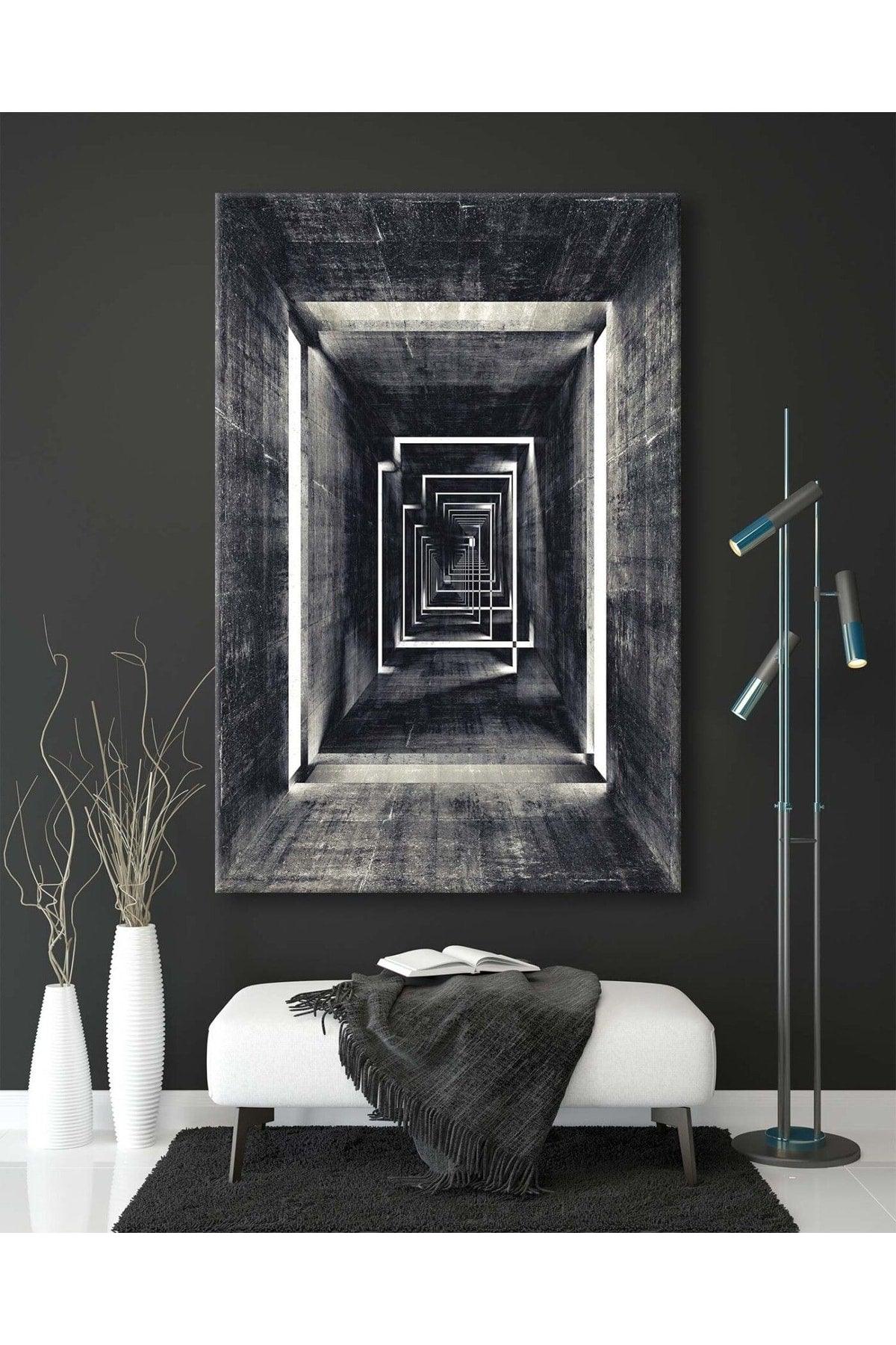 Abstract Depth Decorative Canvas Painting - Voov2119 - Swordslife