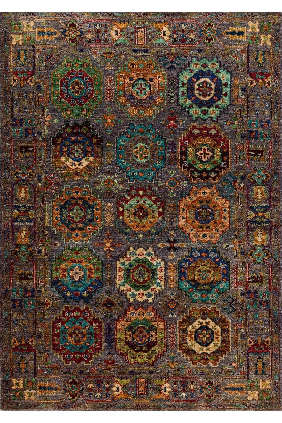 Traditional Pattern Washing Machine Washable Ethnic Rug Yellow - Swordslife