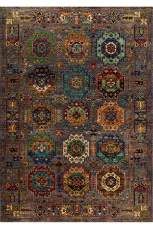 Traditional Pattern Washing Machine Washable Ethnic Rug Yellow - Swordslife