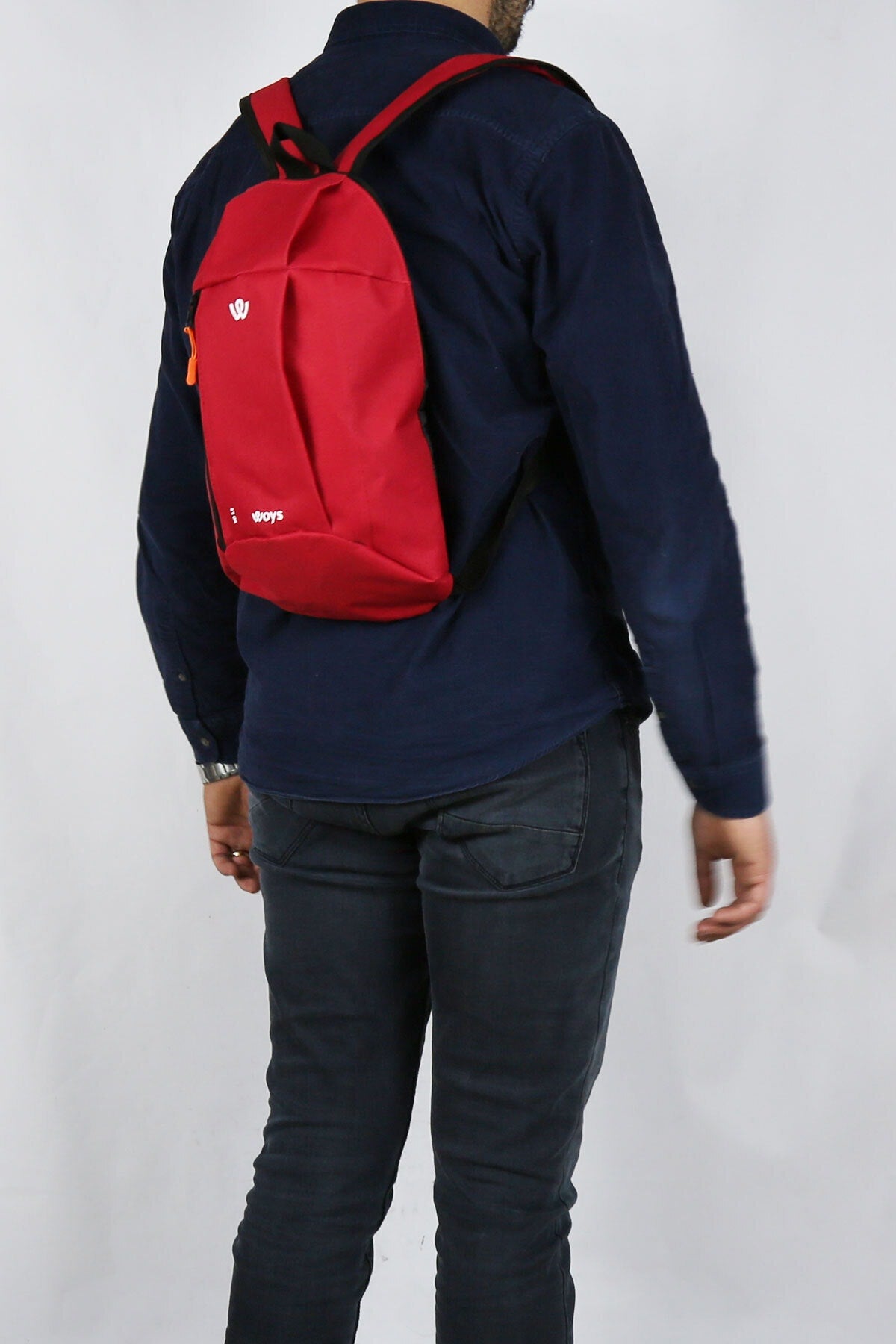 10Lt Unisex Camping Cycling Hiking Red Mini Backpack