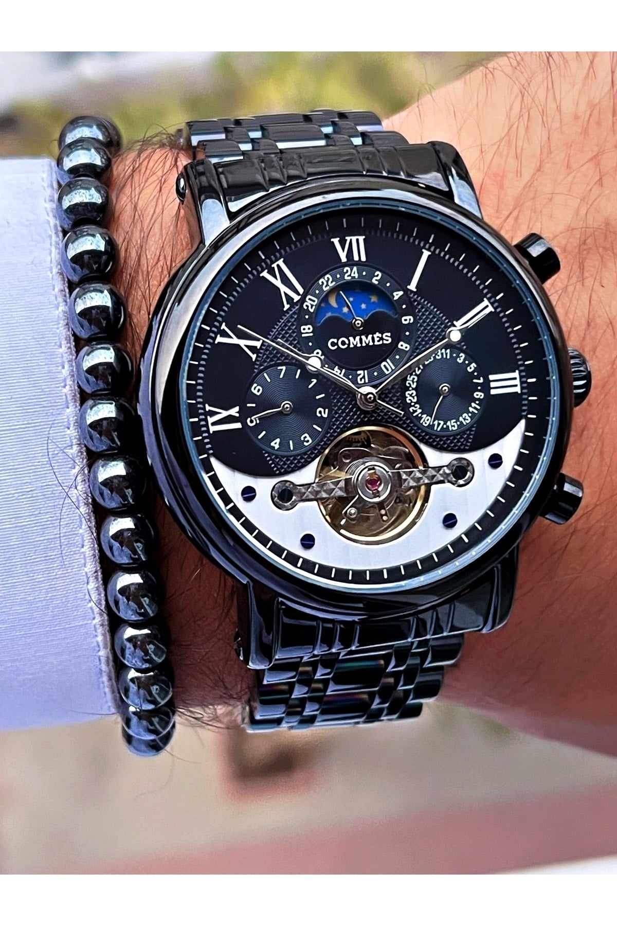 Time Automatic Movement Luxury Men'S Wristwatch