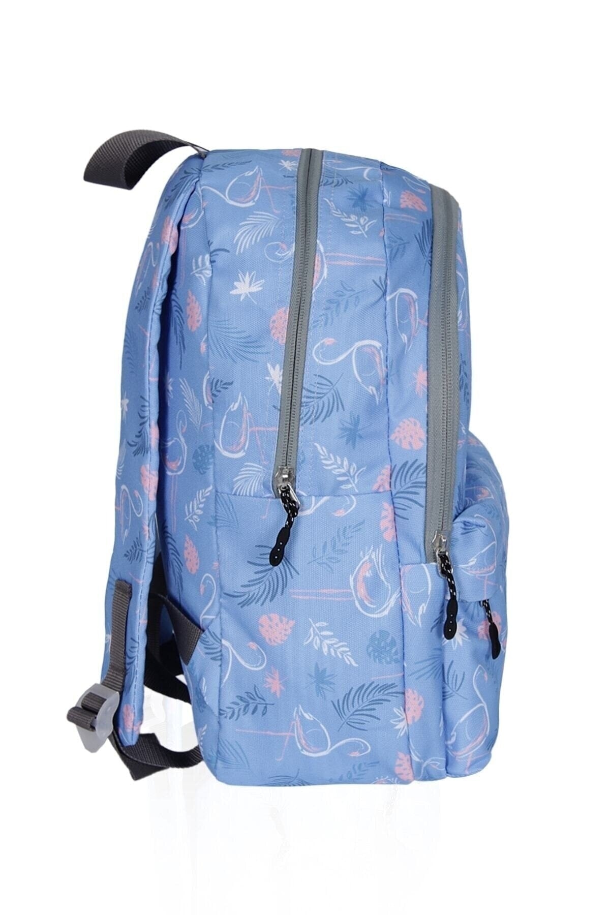 Flamingo Patterned Triple Primary School Bag Set