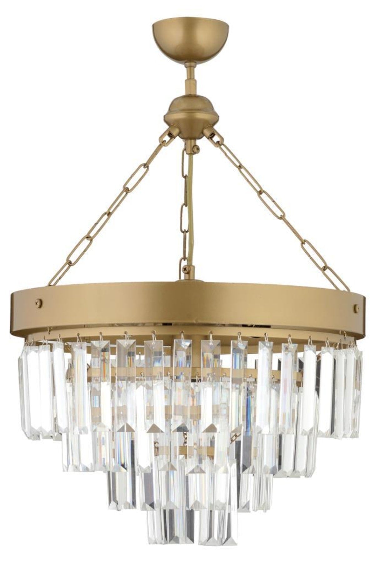 Linda 40' Antique Luxury Crystal Stone Chandelier