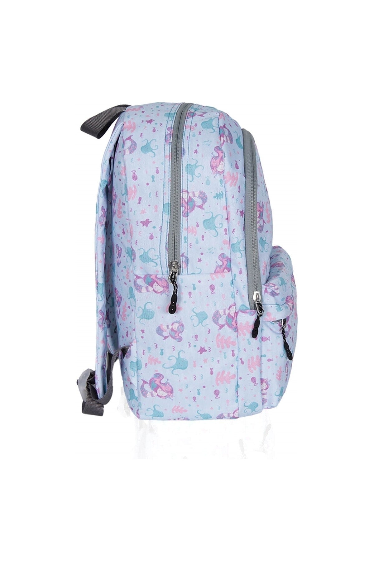 Mermaid Patterned Triple Primary School Bag Set